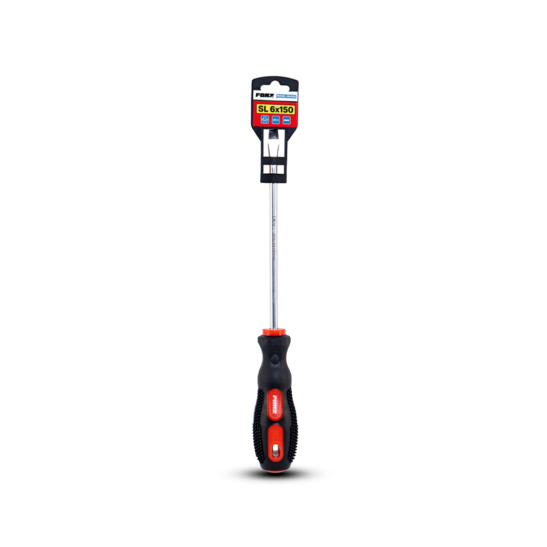 Отвертка FORZ SL6x150 с магнитным наконечником, CrV